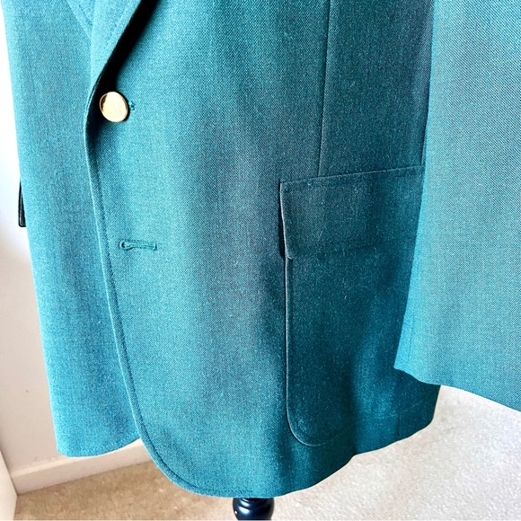 Vintage STAFFORD Worsted Wool Blend Single Breasted Blazer—SZ. 46 - Picture 3 of 17